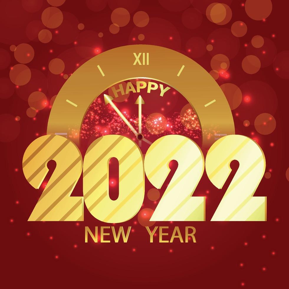 Happy new year party design vector