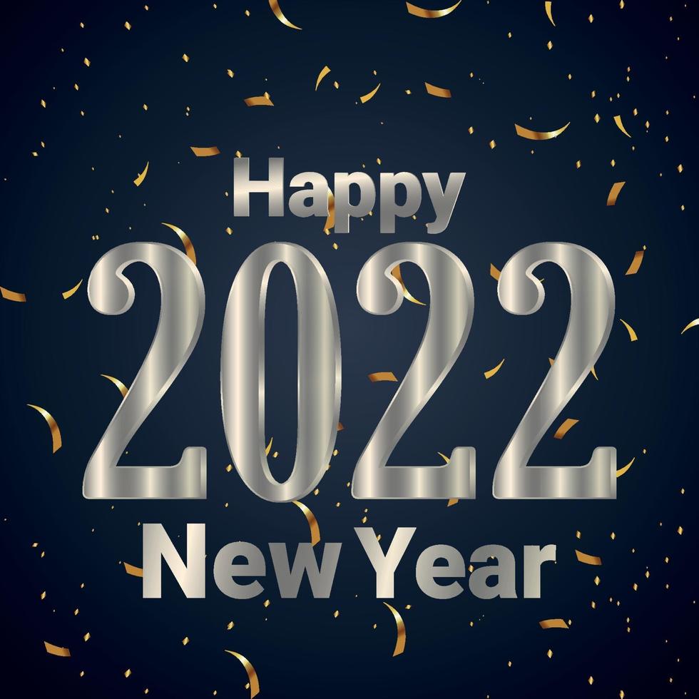 Happy new year party design vector