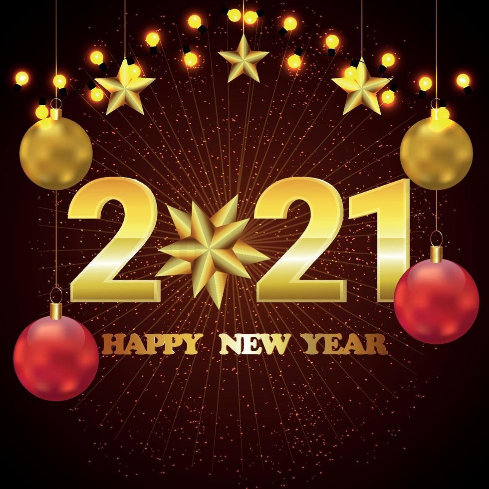 Happy new year party design 2022 vector