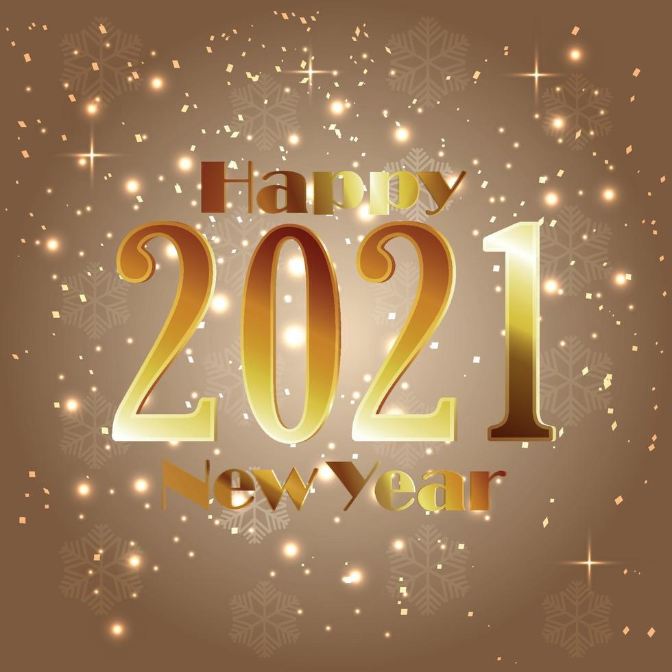 Happy new year party design vector