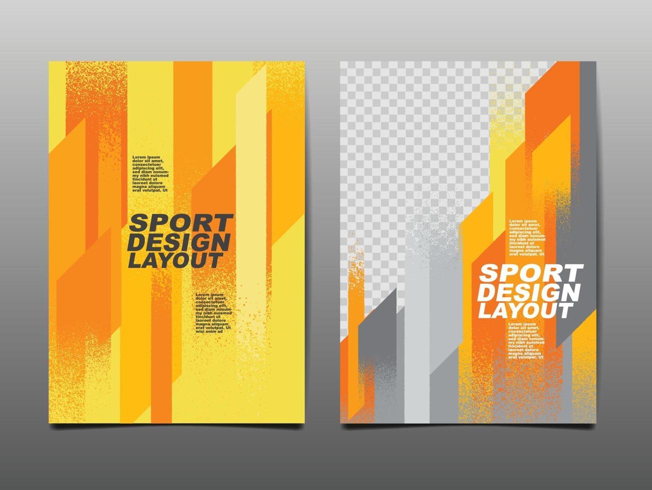 Diseño de diseño deportivo, diseño de plantilla, fondo deportivo, cartel dinámico, banner de velocidad de pincel, ilustración vectorial. vector