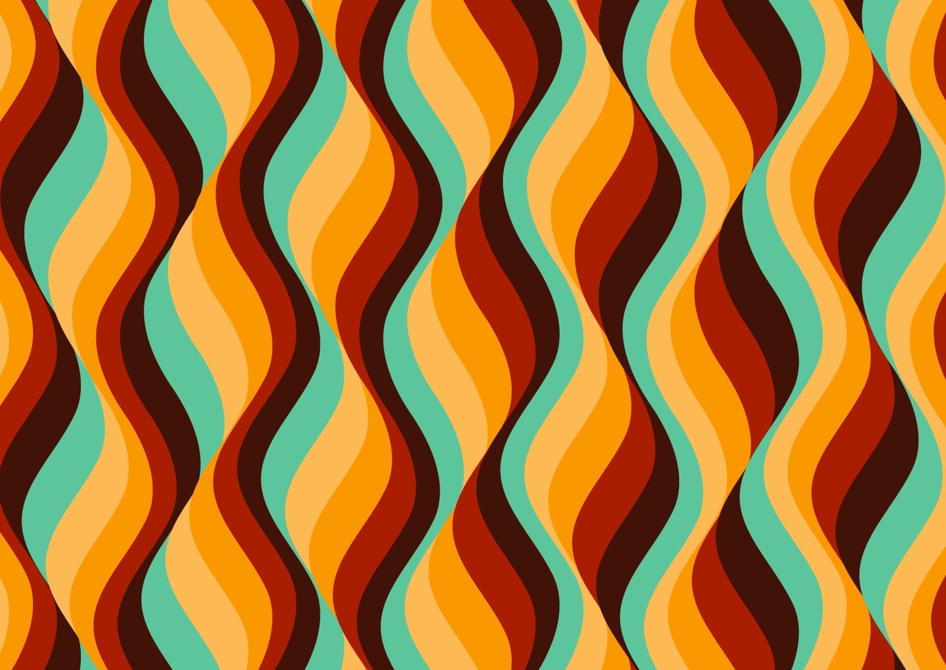 sixties themed wallpaper design 1988905 Vector Art at Vecteezy