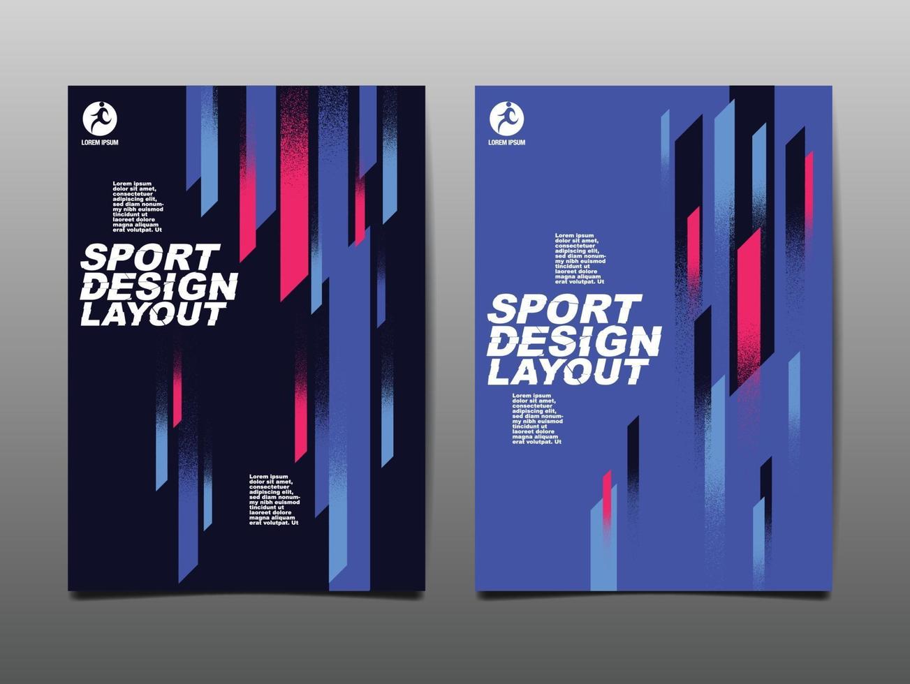 Sport Design Layout set vector