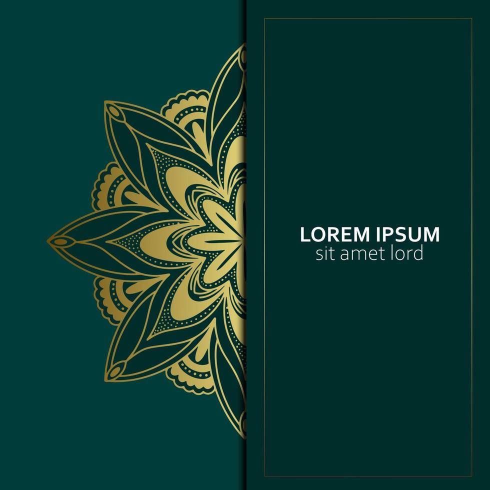 Luxury ornamental mandala background with arabic islamic east pattern style premium vector