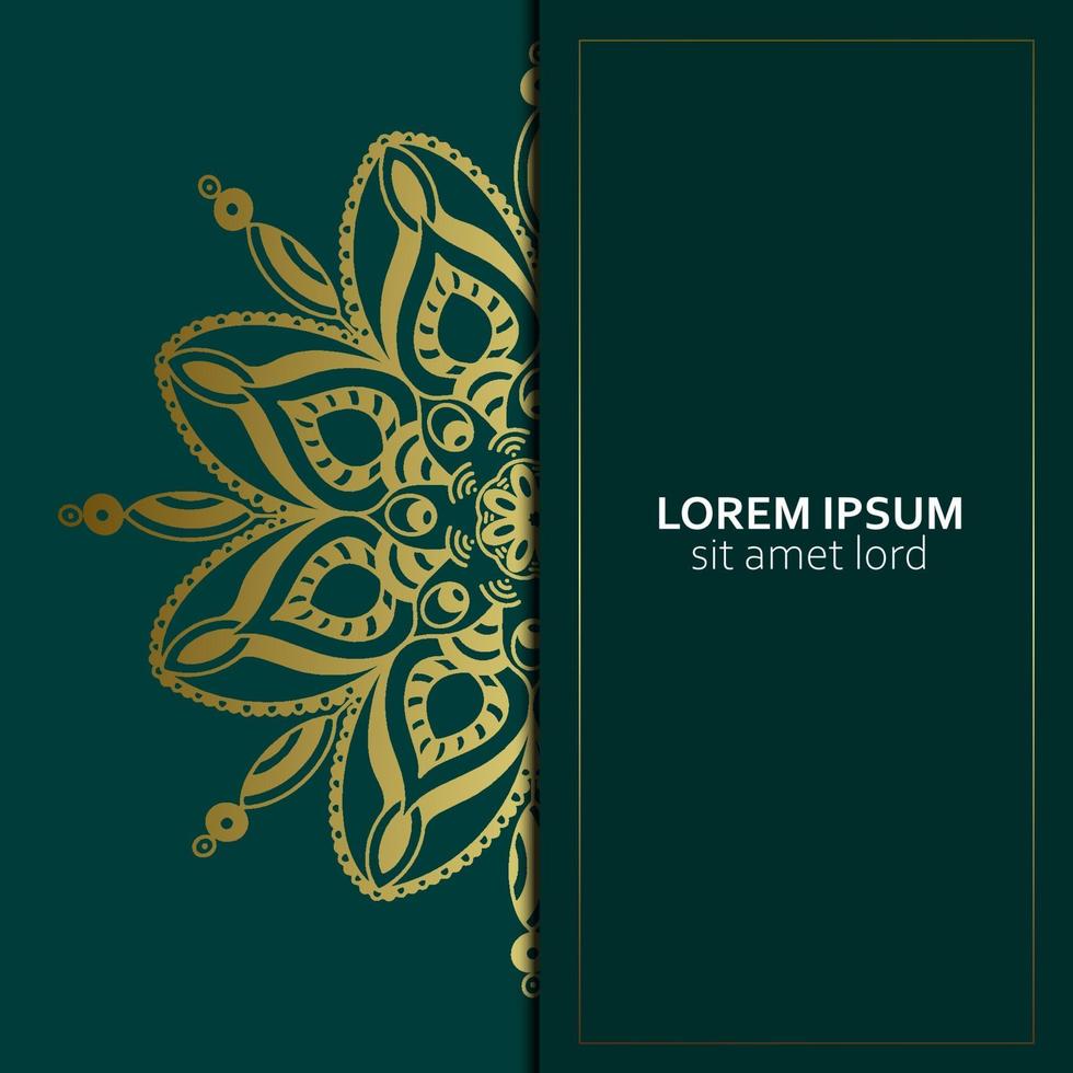 Luxury ornamental mandala background with arabic islamic east pattern style premium vector