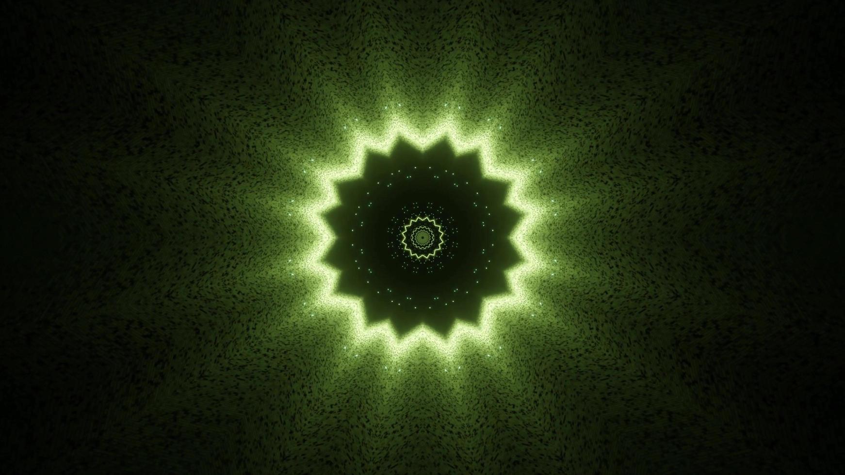 Star shape 3d illustration kaleidoscope design for background or wallpaper photo