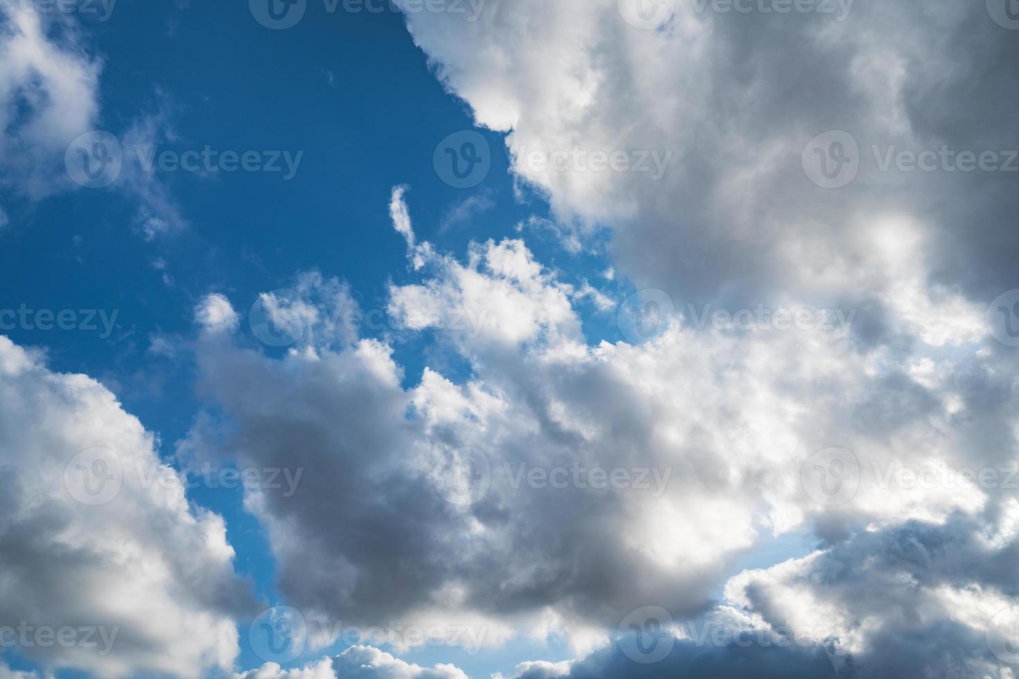 Cumulus clouds in the sky photo