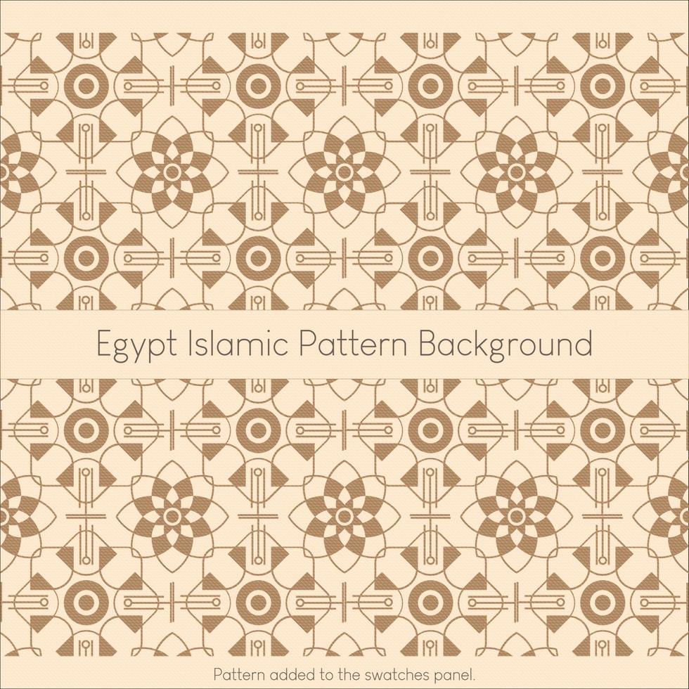 Egypt Islamic Pattern Background vector