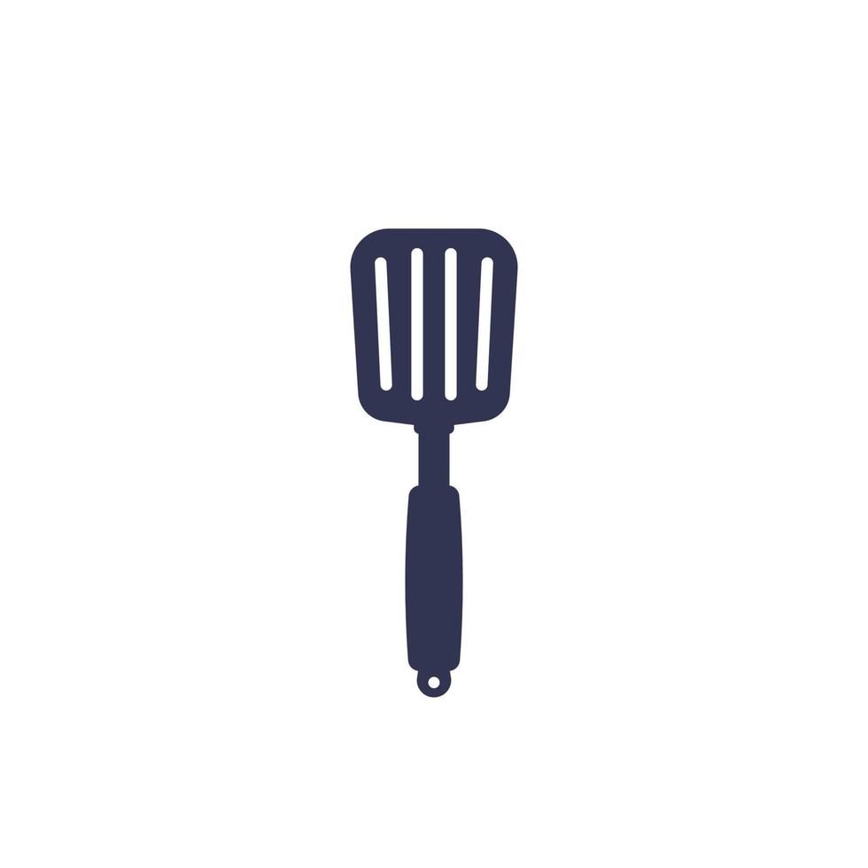 Spatula vector icon on white background