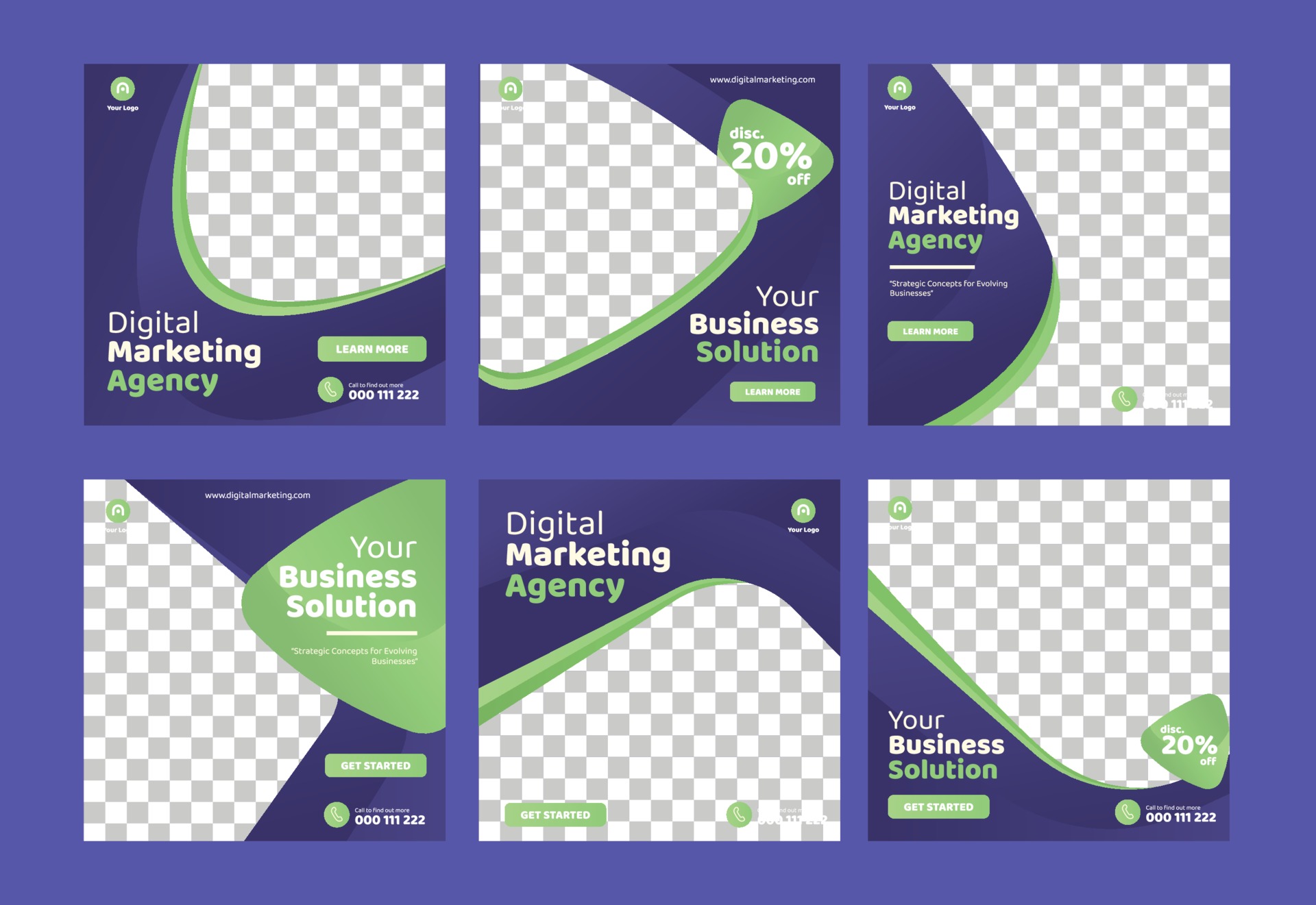 Business Social Media Feed Post Template 1990137 Vector Art at Vecteezy