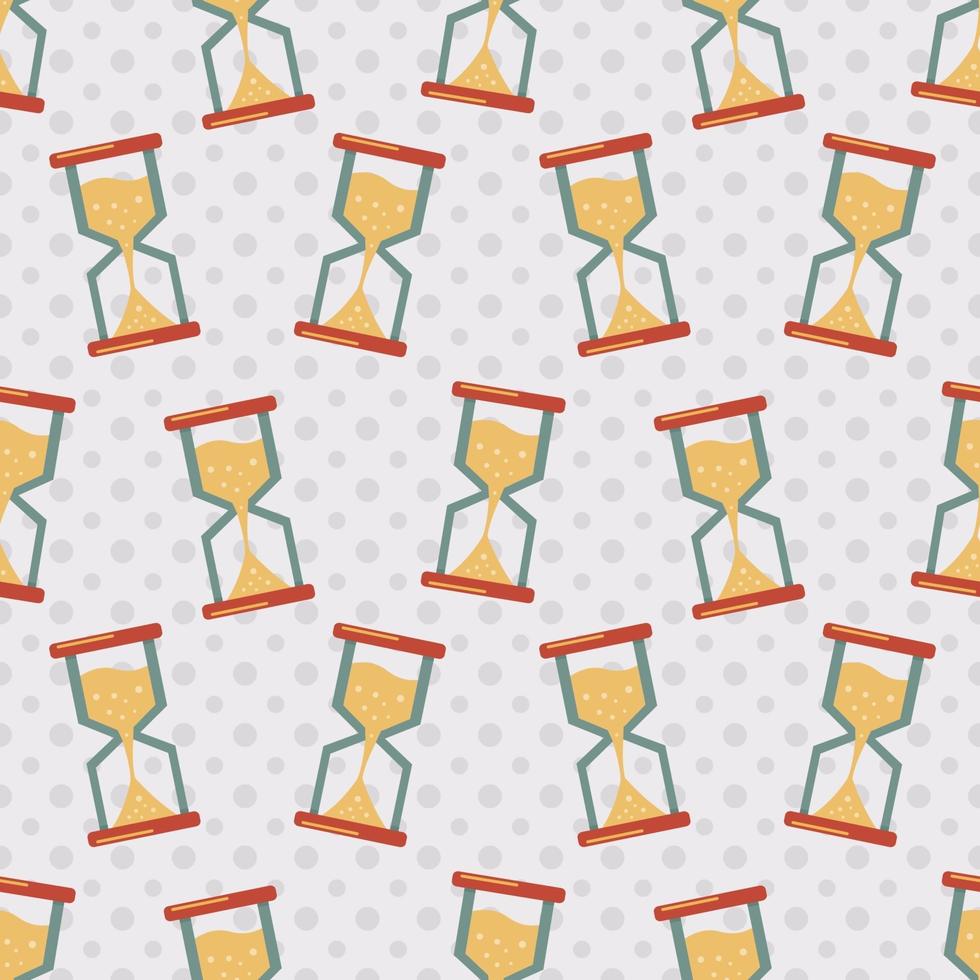 hourglass seamless pattern vector illustration