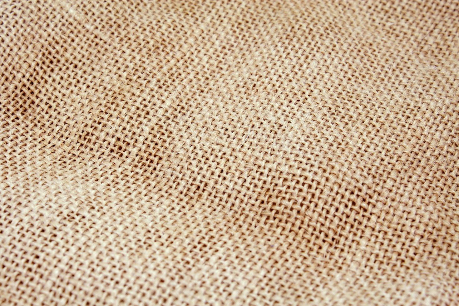 Burlap sack cloth photo
