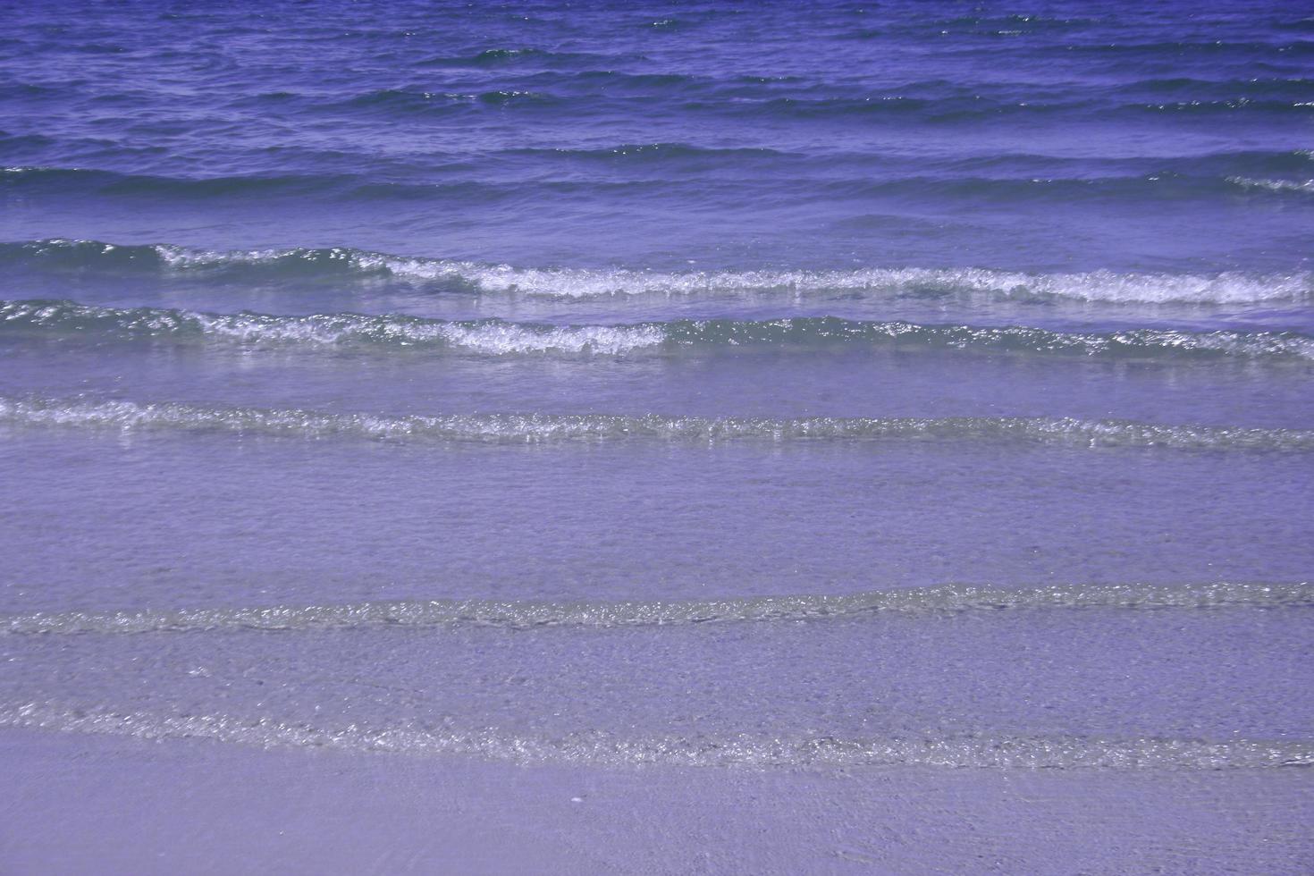 olas oceánicas azules foto