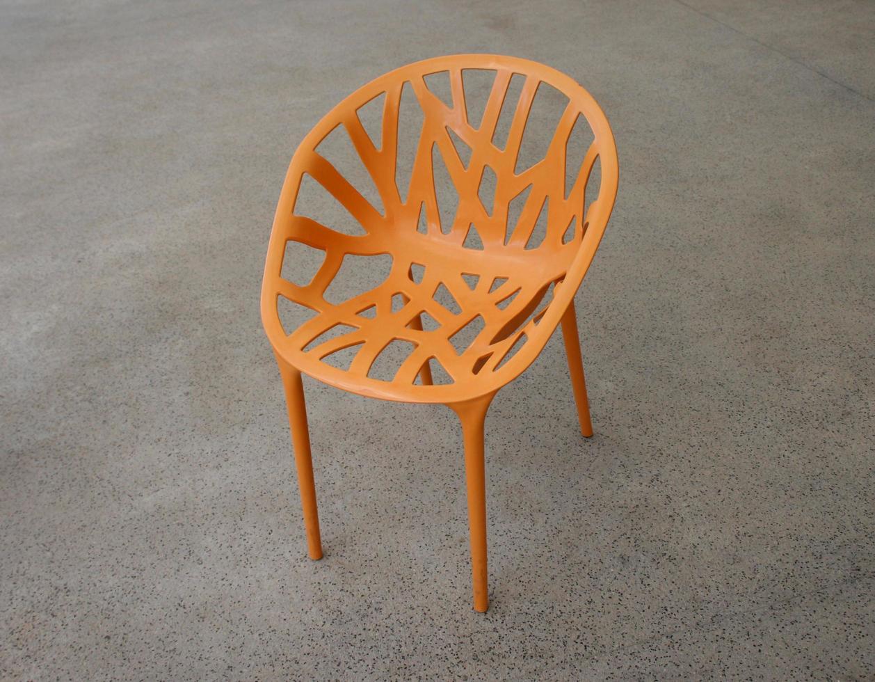 Modern wood chair photo