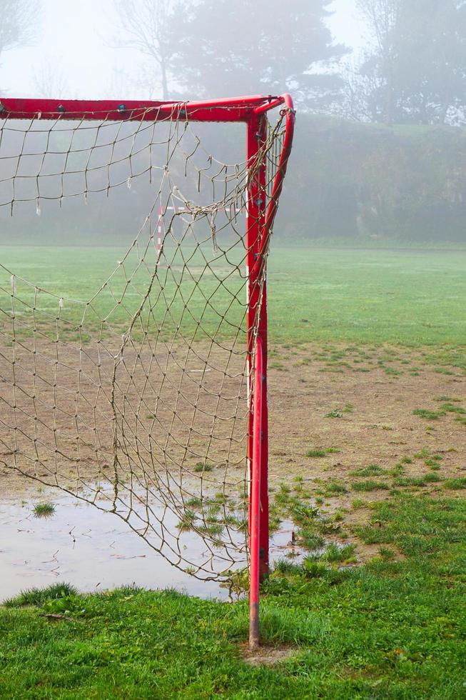 Soccer goal post photo