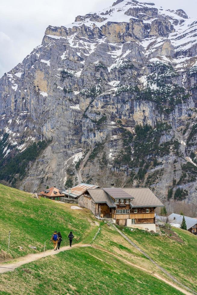 The Alps at Gimmelwald and Murren in Switzerland photo