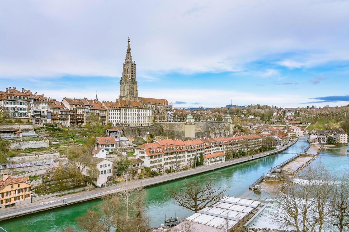 vista de berna, la capital de suiza foto