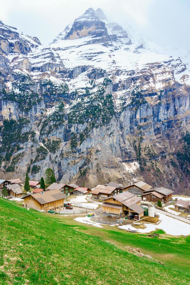 The Alps at Gimmelwald and Murren in Switzerland photo