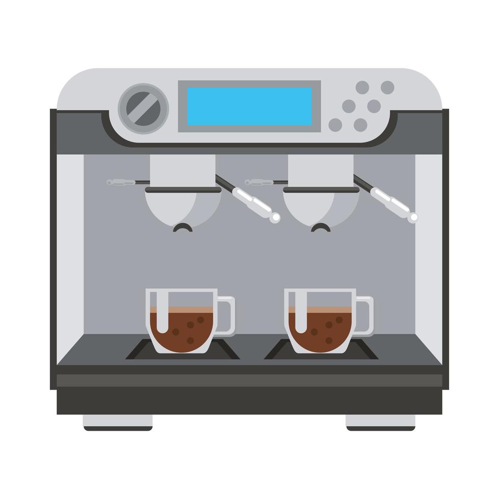 coffee maker machine vector