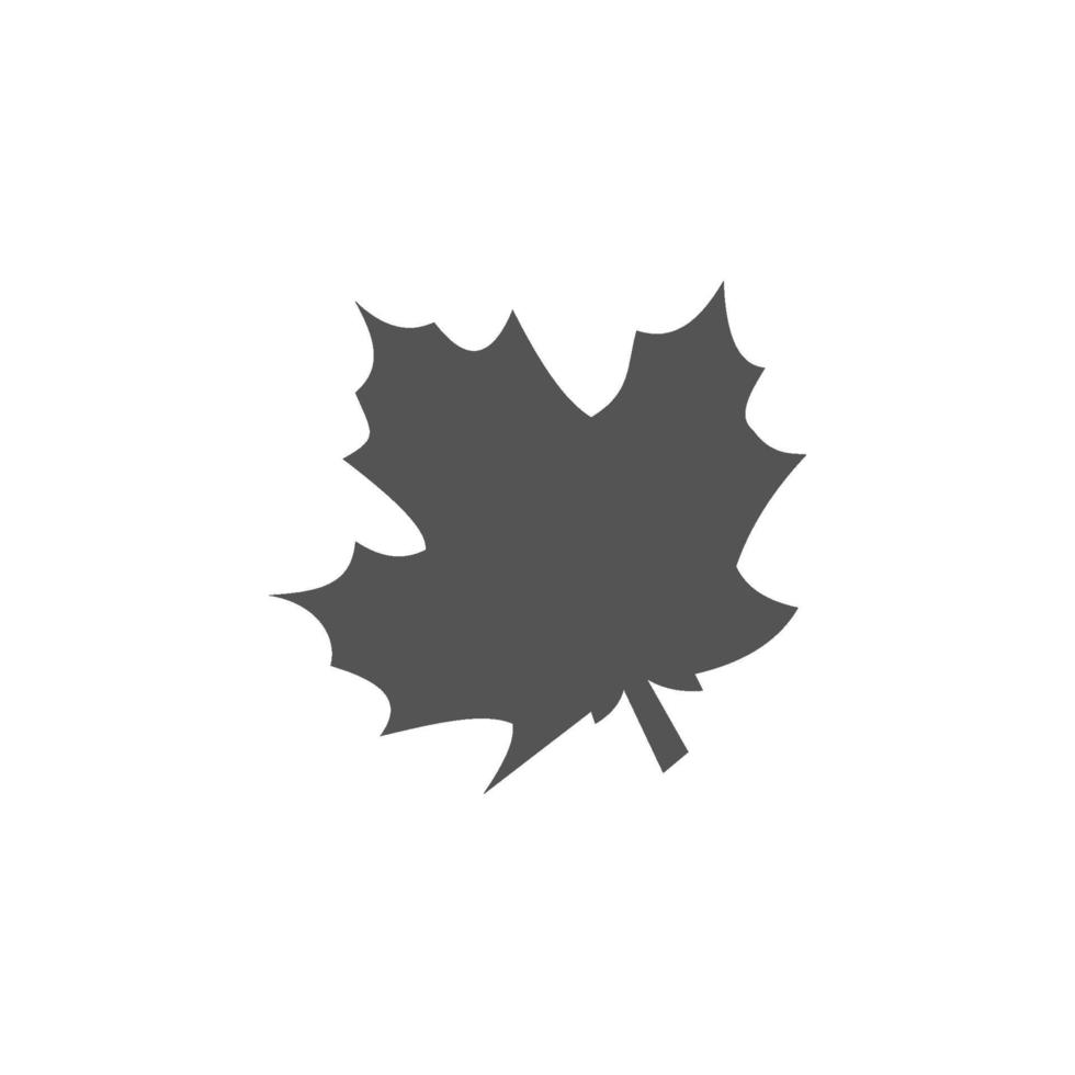 Leaf icon vector. Plant symbol in trendy flat style isolated on white background. vector