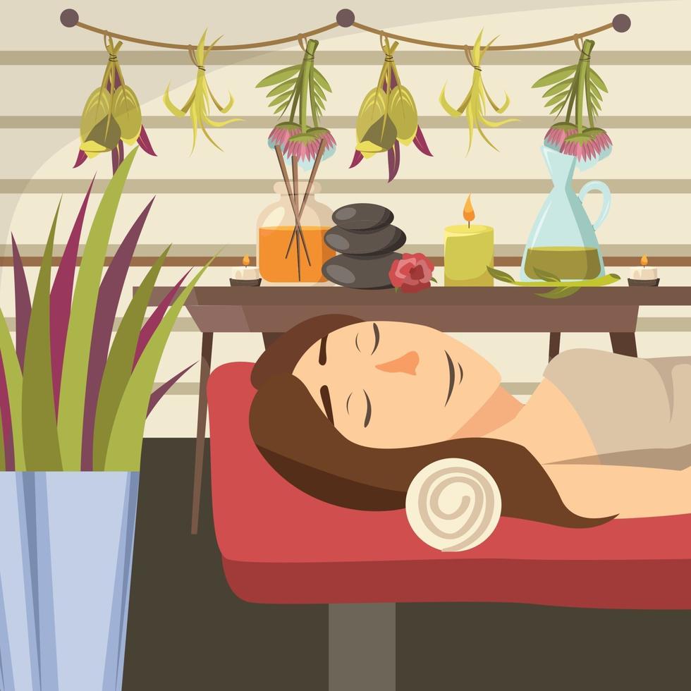 Natural cosmetology composition vector