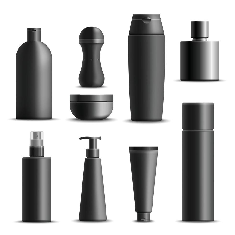 men's cosmetics realistic vector