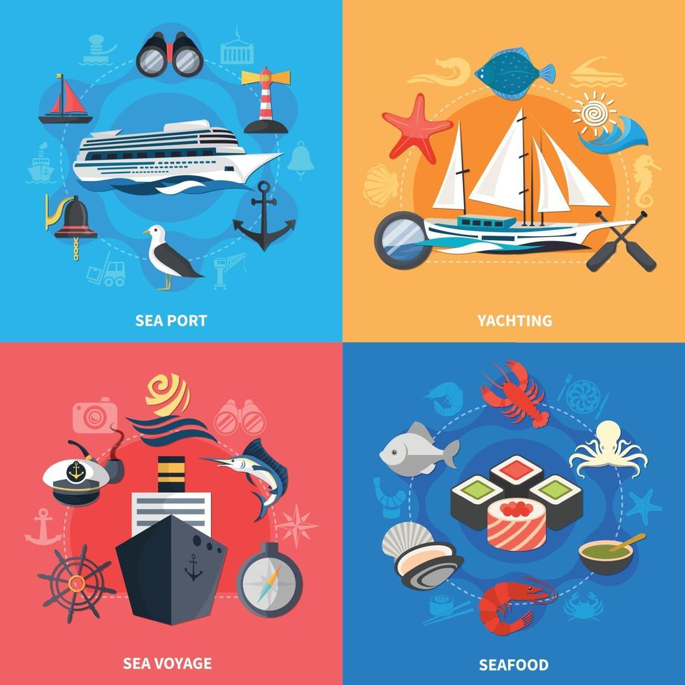 Nautical vector illustration