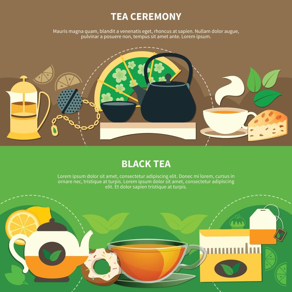 ilustración vectorial de té vector