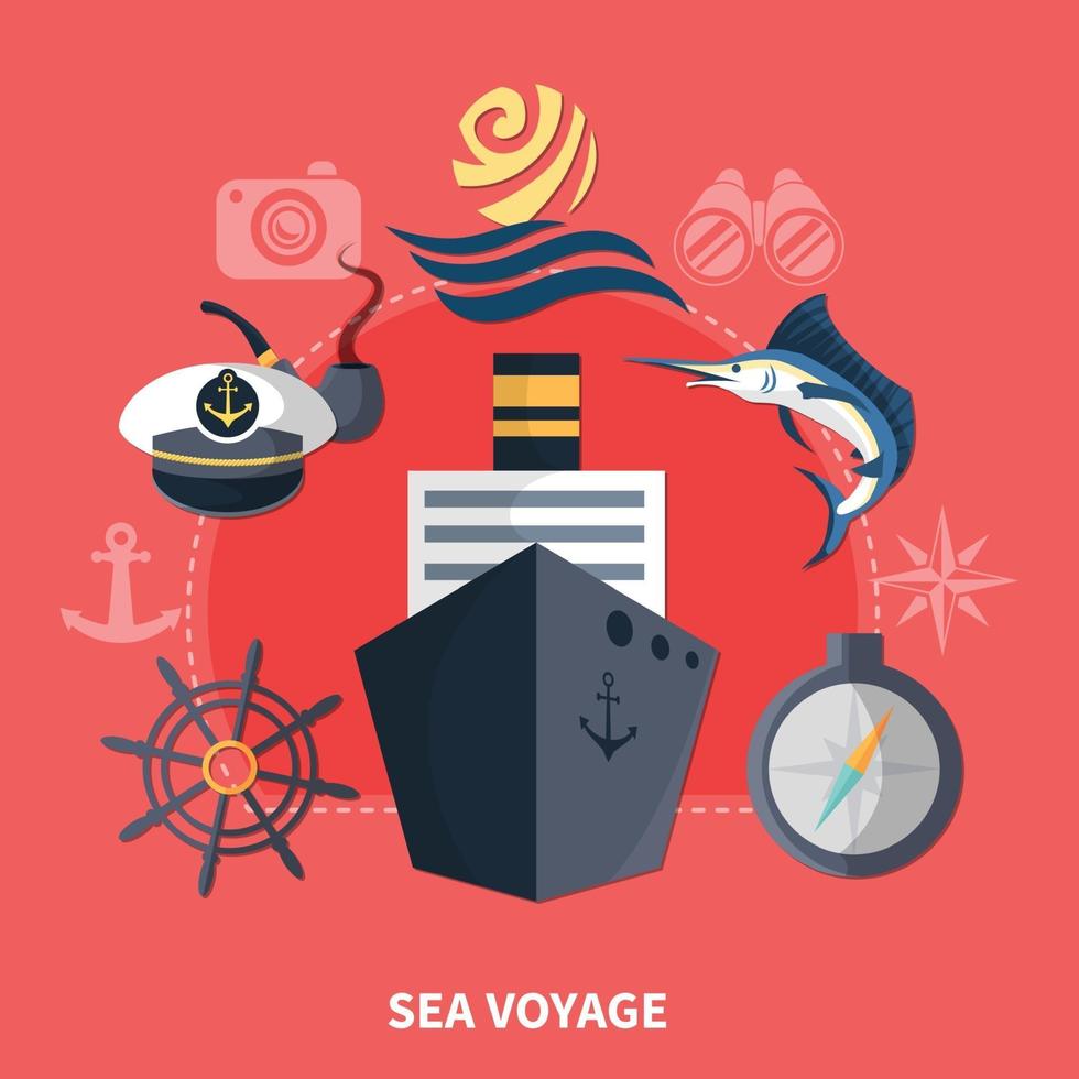 Nautical vector illustration