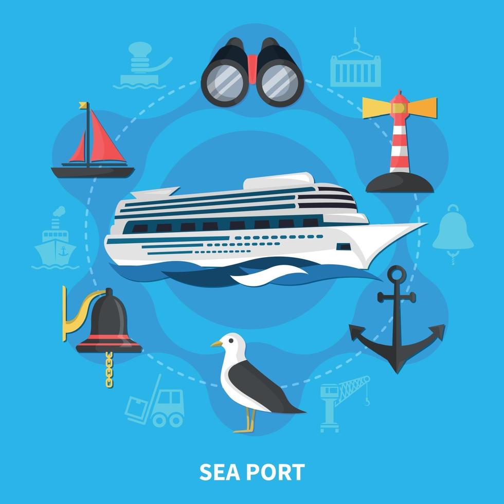 Nautical vector illustration