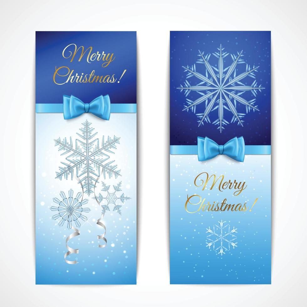 christmas banners vector illustration