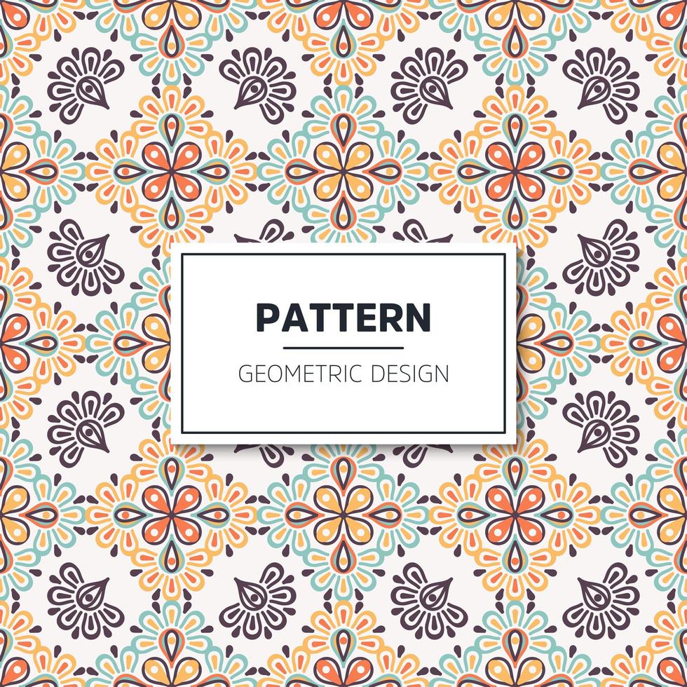 Seamless pattern. Vintage decorative elements vector