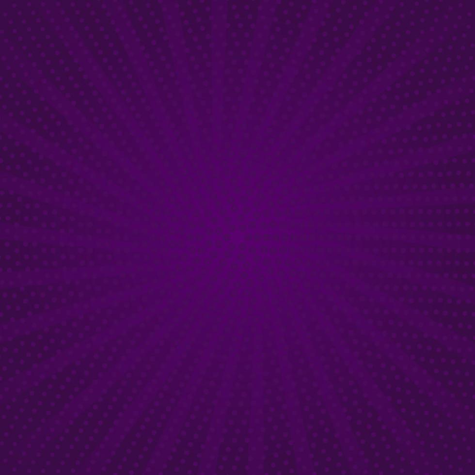 Purple Comic Background With Dots Pattern vector
