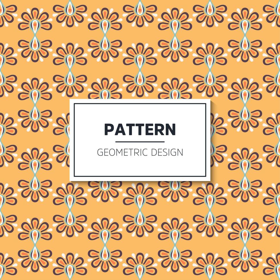 patrón sin costuras. elementos decorativos vintage vector