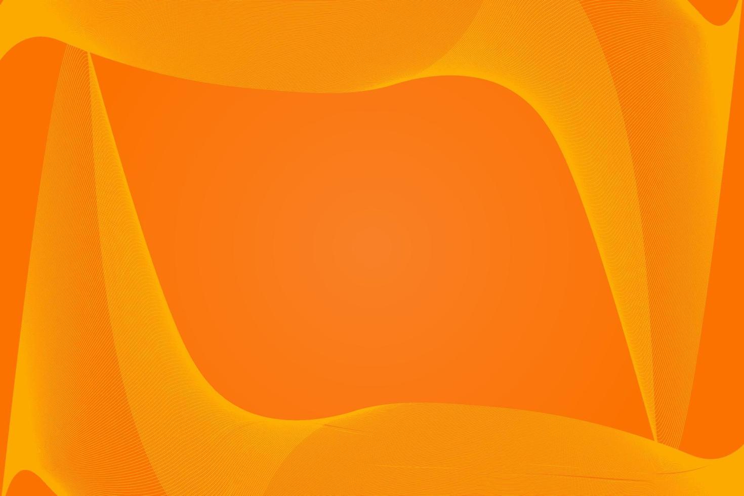 elegante fondo de onda naranja vector