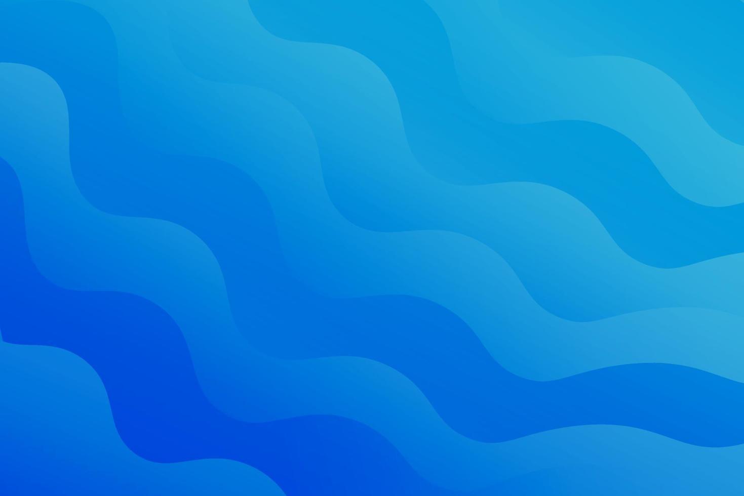 Stylish Wavy Shapes Abstract Blue Background vector