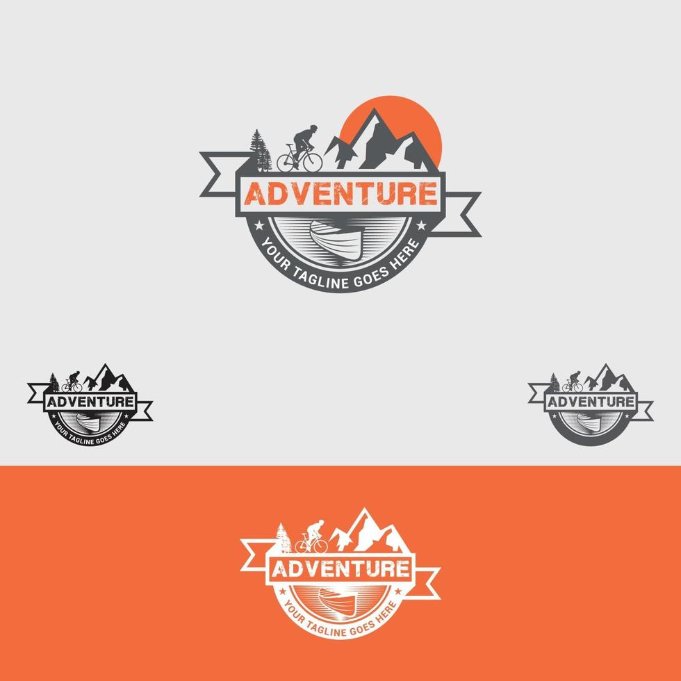 ADVENTURE LOGO DESIGN TEMPLATE vector