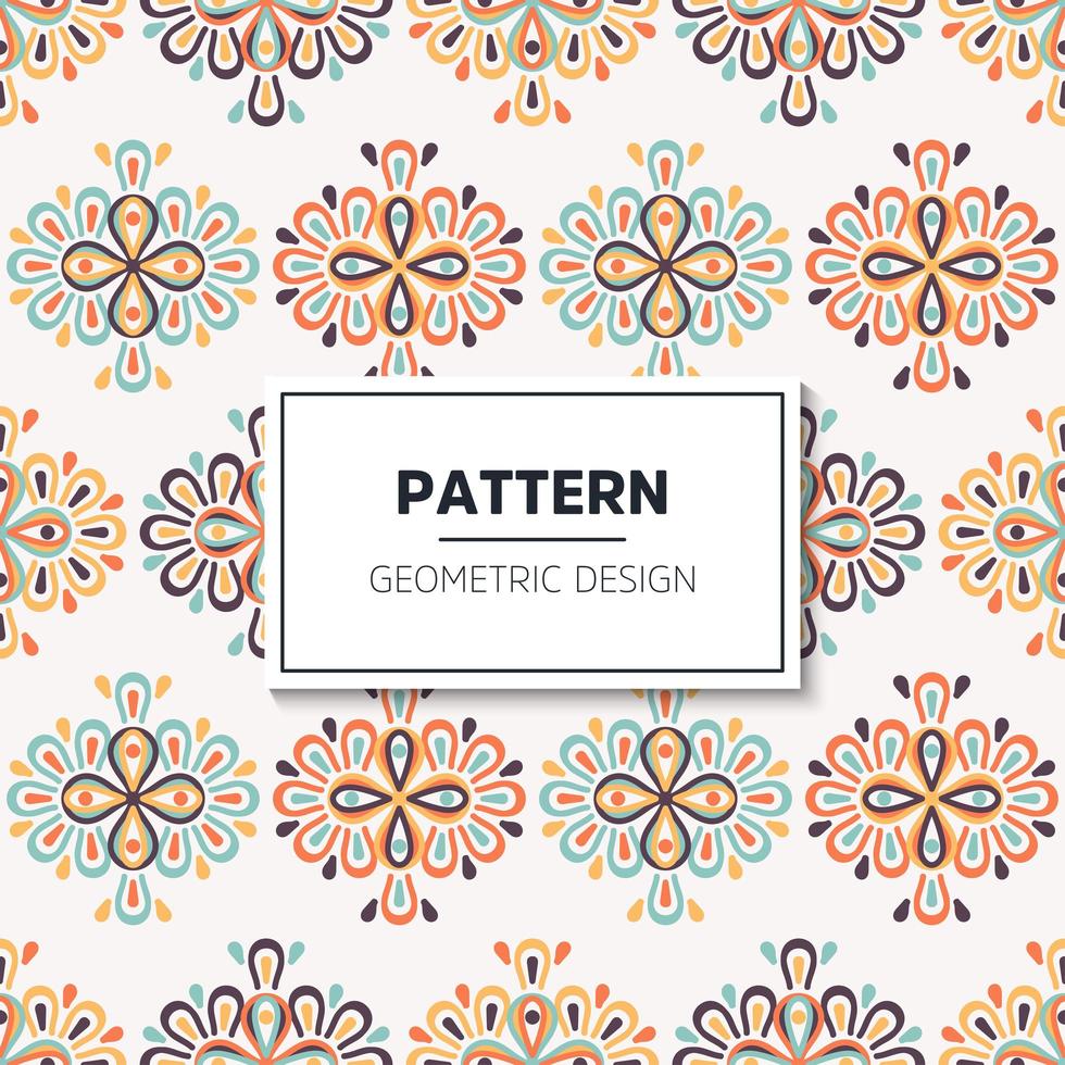 Seamless pattern. Vintage decorative elements vector