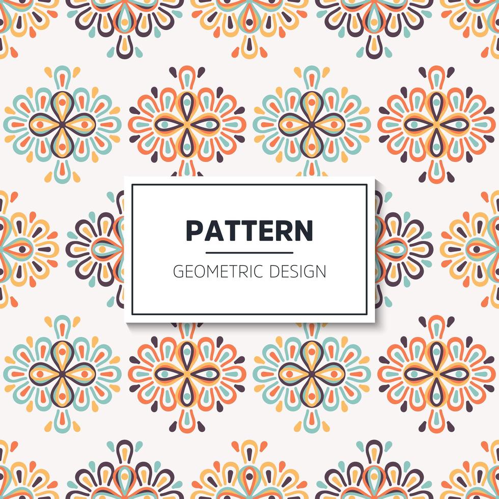 Seamless pattern. Vintage decorative elements vector