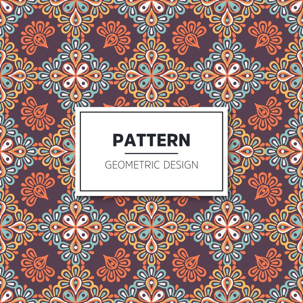 Seamless pattern. Vintage decorative elements vector