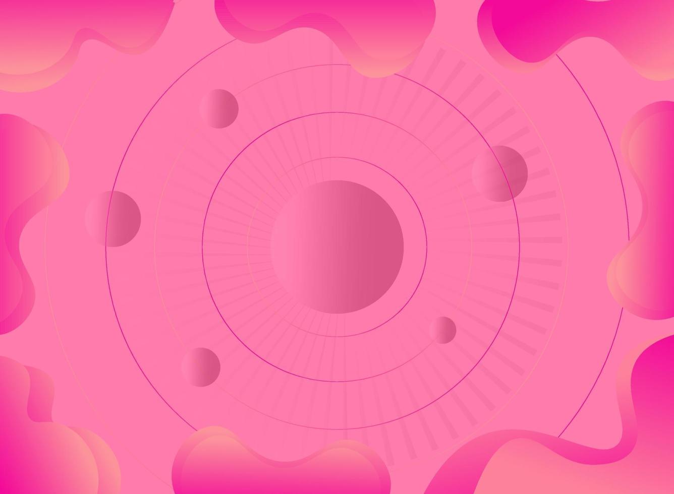 Abstract Pink Fluid Background vector