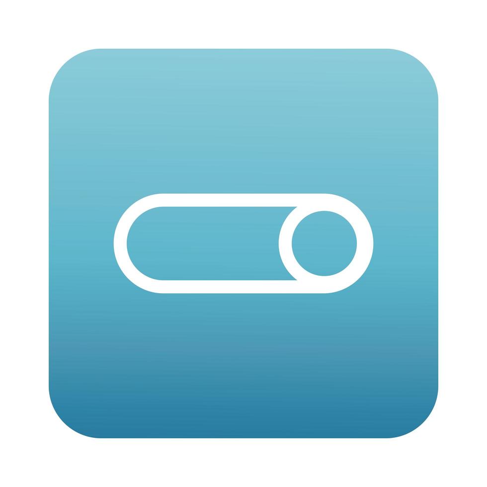 manual button interface block gradient style icon 1993578 Vector Art at ...