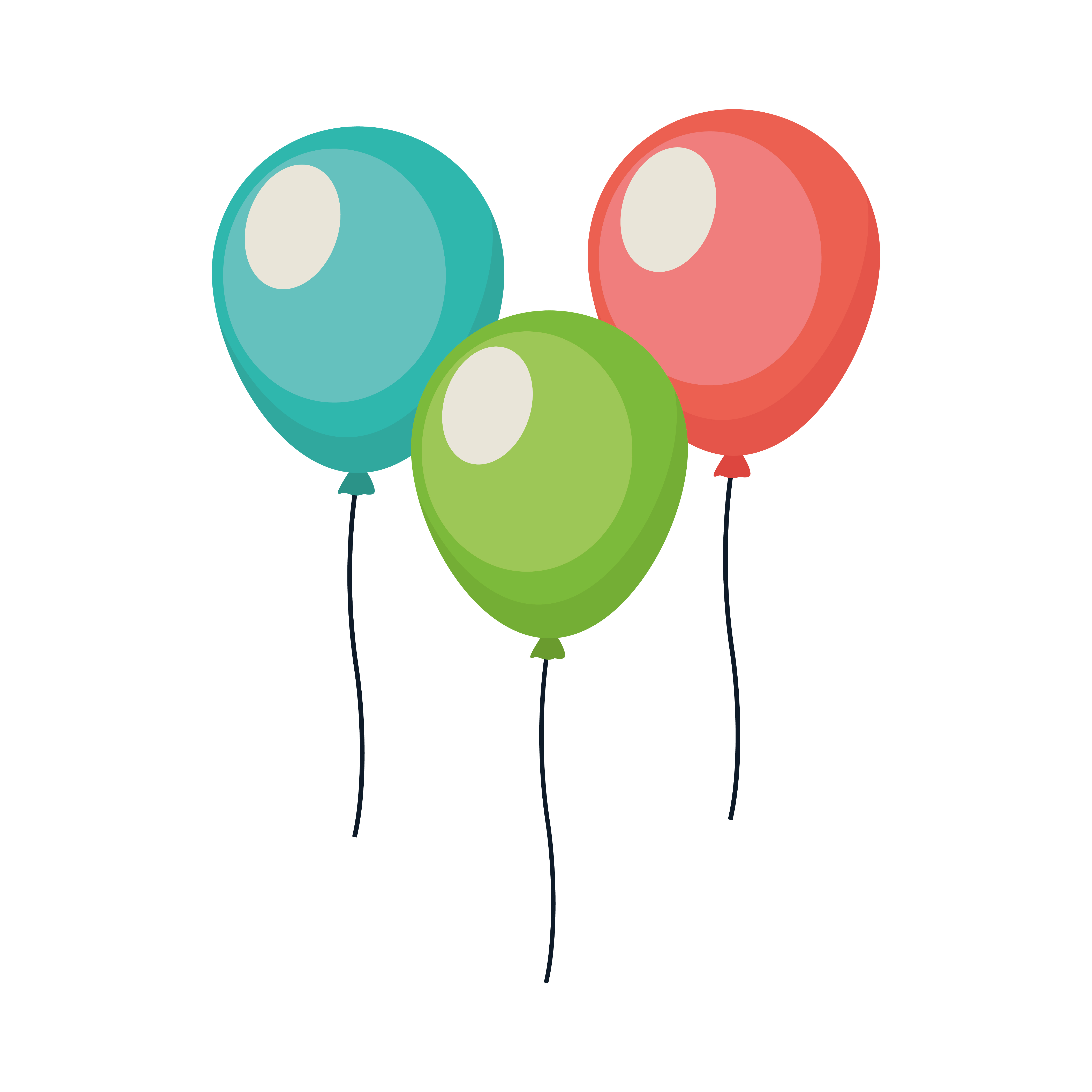 colorful helium party balloons 1993842 Vector Art at Vecteezy