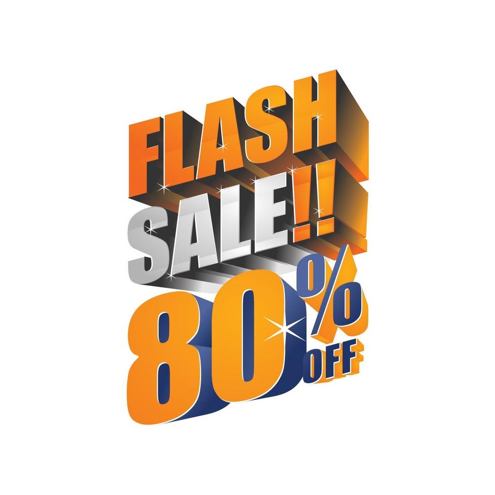 Flash sale 80 off 3d design vector