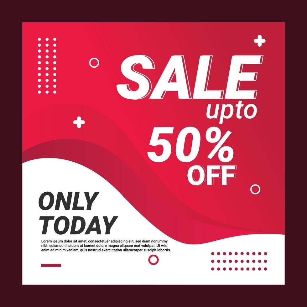 Sales Template Design vector