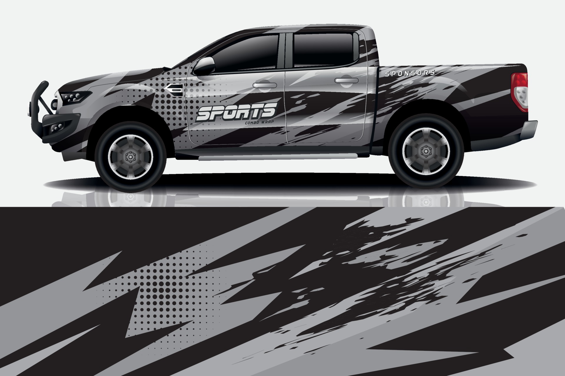 Car wrap graphic racing abstract background for wrap and vinyl sticker