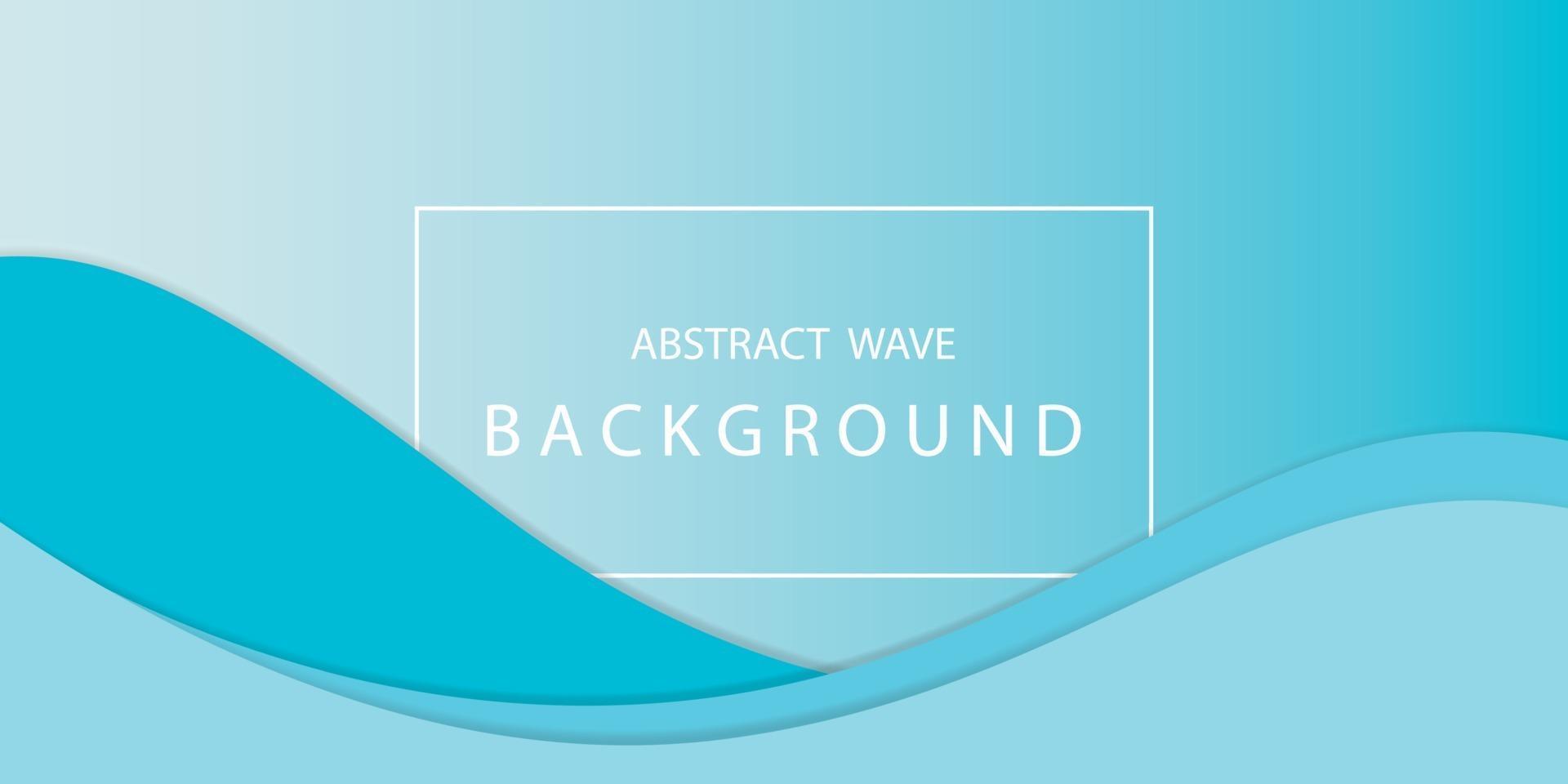 Abstract wave background vector