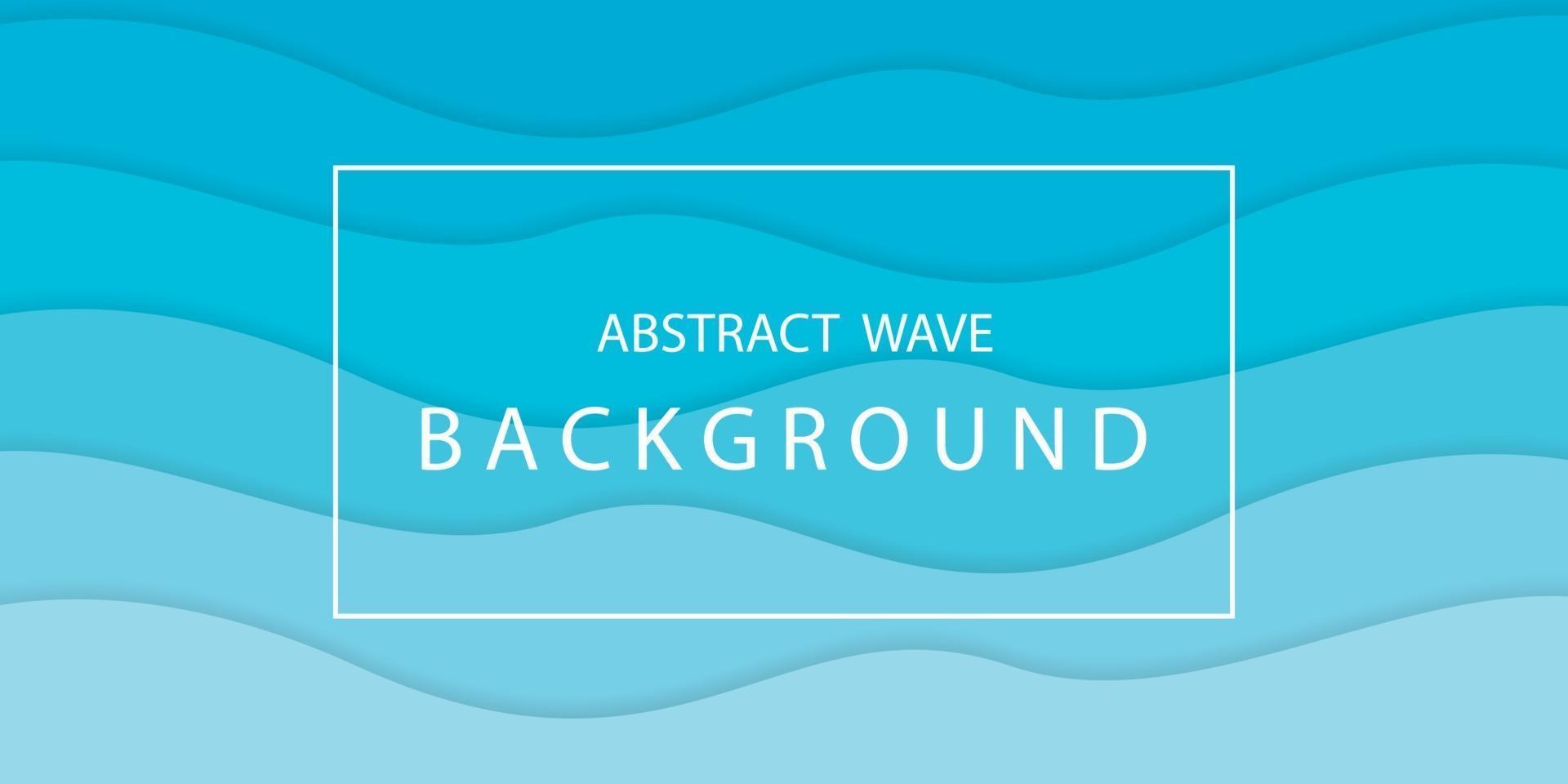 Abstract wave background vector