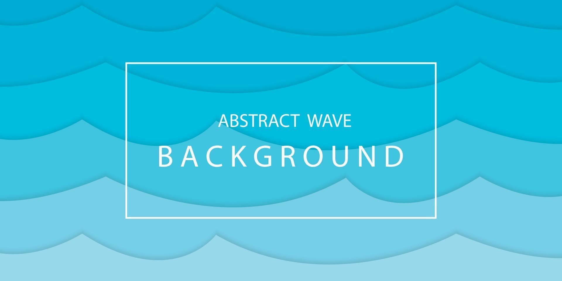 Abstract wave background vector