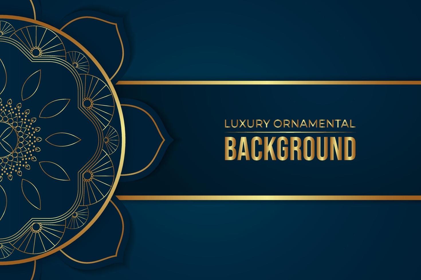 luxury mandala ornamental background vector